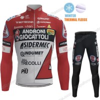 Winter Fleece ANDRONI GIOCATTOLI Team 2021 Fietskleding Set Wielershirts Lange Mouw+Lange Wielrenbroek Bib QXGOK Winter Fleece ANDRONI GIOCATTOLI Team 2021 Fietskleding Set Wielershirts Lange Mouw+Lange Wielrenbroek Bib QXGOK