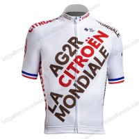 Ag2r Mondiale Citroen 2021 France Team Fietskleding Set Wielershirt Korte Mouw+Korte Fietsbroeken Bib STPRM Ag2r Mondiale Citroen 2021 France Team Fietskleding Set Wielershirt Korte Mouw+Korte Fietsbroeken Bib STPRM