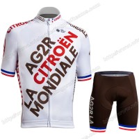Ag2r Mondiale Citroen 2021 France Team Wielerkleding Set Wielershirts Korte+Korte Fietsbroeken VCEBT Ag2r Mondiale Citroen 2021 France Team Wielerkleding Set Wielershirts Korte+Korte Fietsbroeken VCEBT