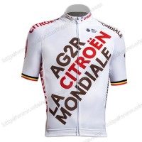 Ag2r Mondiale Citroen 2021 Belgium Team Fietskleding Set Fietsshirt Met Korte Mouwen+Korte Koersbroek Bib AJAPJ Ag2r Mondiale Citroen 2021 Belgium Team Fietskleding Set Fietsshirt Met Korte Mouwen+Korte Koersbroek Bib AJAPJ