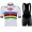 Alpecin Fenix 2020 Wit Fietskleding Set Fietsshirt Met Korte Mouwen+Korte Koersbroek Bib UMBYF