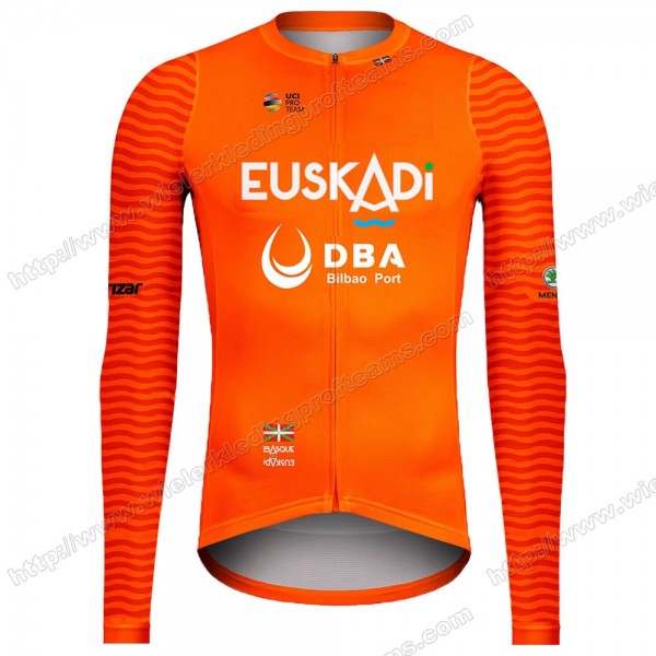 Euskaltel DBA Euskadi 2021 Wielershirts Lange Mouwen DSLPX