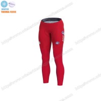 Swiss FDJ Winter Thermal Fleece 2020 Lange Fietsbroeken Bib TJKRR