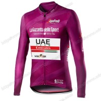 Giro D'italia Uae Emirates 2021 Wielershirts Lange Mouwen IVRGU Giro D'italia Uae Emirates 2021 Wielershirts Lange Mouwen IVRGU