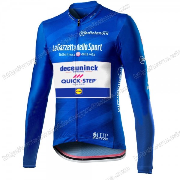 Giro D'italia Quick Step 2021 Wielershirts Lange Mouwen CBIKA