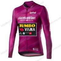Giro D'italia Jumbo Visma 2021 Wielershirts Lange Mouwen MKXPP Giro D'italia Jumbo Visma 2021 Wielershirts Lange Mouwen MKXPP