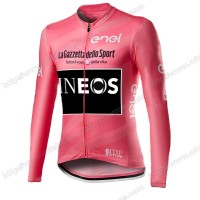 Giro D'italia INEOS 2021 Wielershirts Lange Mouwen IJRAU Giro D'italia INEOS 2021 Wielershirts Lange Mouwen IJRAU