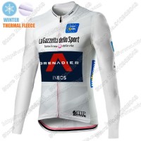 Winter Thermal Fleece Men Giro D'italia INEOS Grenadier 2021 Wielershirts Lange Mouwen HJPBE Winter Thermal Fleece Men Giro D'italia INEOS Grenadier 2021 Wielershirts Lange Mouwen HJPBE