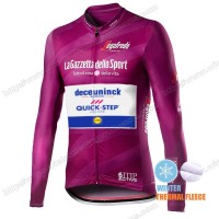 Winter Thermal Fleece Men Giro D'italia Quick Step 2021 Wielershirts Lange Mouwen LKWPP Winter Thermal Fleece Men Giro D'italia Quick Step 2021 Wielershirts Lange Mouwen LKWPP