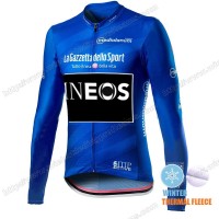 Winter Thermal Fleece Men Giro D'italia INEOS 2021 Wielershirts Lange Mouwen WJUOZ Winter Thermal Fleece Men Giro D'italia INEOS 2021 Wielershirts Lange Mouwen WJUOZ