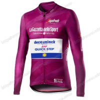 Giro D'italia Quick Step 2021 Wielershirts Lange Mouwen ZDDLA Giro D'italia Quick Step 2021 Wielershirts Lange Mouwen ZDDLA