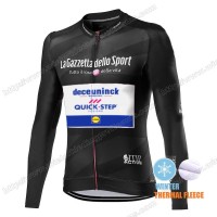 Winter Thermal Fleece Men Giro D'italia Quick Step 2021 Wielershirts Lange Mouwen OCPRS Winter Thermal Fleece Men Giro D'italia Quick Step 2021 Wielershirts Lange Mouwen OCPRS