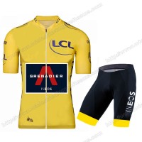 Team INEOS Grenadier 2020 Tour De France Yelllow Wielerkleding Set Wielershirts Korte+ Wielrenbroek LRBYD Team INEOS Grenadier 2020 Tour De France Yelllow Wielerkleding Set Wielershirts Korte+ Wielrenbroek LRBYD