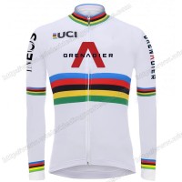 Team INEOS Grenadier UCI World Champion 2020 Men Wielershirts Lange Mouwen XLSZR Team INEOS Grenadier UCI World Champion 2020 Men Wielershirts Lange Mouwen XLSZR