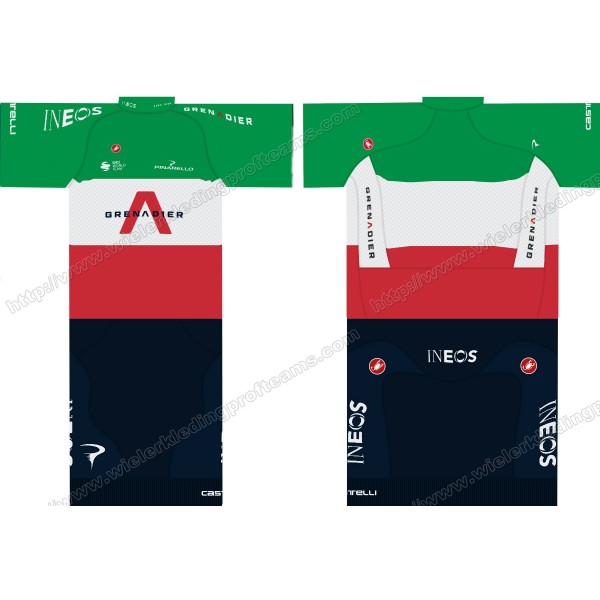 Team INEOS Grenadier 2020 UCI World Champion Wielerkleding Set Wielershirts Korte+ Wielrenbroek MGQFY