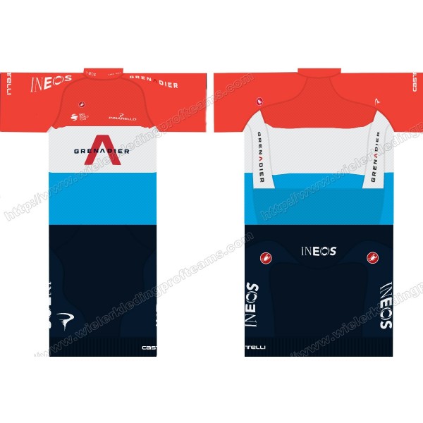 Team INEOS Grenadier 2020 UCI World Champion Wielerkleding Set Wielershirts Korte+ Wielrenbroek MBBSA