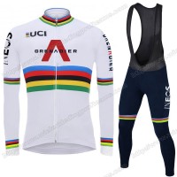 Team INEOS Grenadier UCI World Champion 2020 Men Fietskleding Set Wielershirts Lange Mouw+Lange Wielrenbroek Bib FITBF Team INEOS Grenadier UCI World Champion 2020 Men Fietskleding Set Wielershirts Lange Mouw+Lange Wielrenbroek Bib FITBF