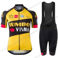 Femmes Jumbo Visma Pro Team 2021 Fietskleding Set Fietsshirt Met Korte Mouwen+Korte Koersbroek Bib YARSP Femmes Jumbo Visma Pro Team 2021 Fietskleding Set Fietsshirt Met Korte Mouwen+Korte Koersbroek Bib YARSP