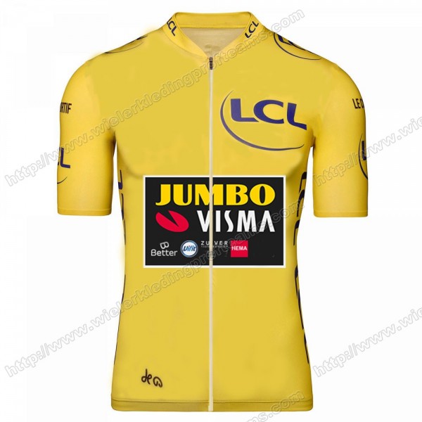 Jumbo Visma 2020 Tour De France Fietsshirts Korte Mouws ZJPJC