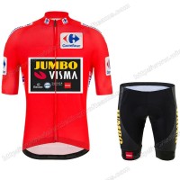Jumvo Visma Spanish Pro 2021 Team Wielerkleding Set Wielershirts Korte+Korte Fietsbroeken APYHL