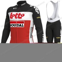 Lotto Soudal Pro Team 2021 Fietskleding Set Wielershirts Lange Mouw+Lange Wielrenbroek Bib ZEGGZ Lotto Soudal Pro Team 2021 Fietskleding Set Wielershirts Lange Mouw+Lange Wielrenbroek Bib ZEGGZ