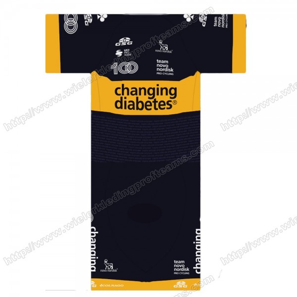 NOVO NORDISK 2021 Fietskleding Fietsshirt Korte Mouw+Korte Fietsbroeken DUJLZ