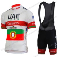 UAE EMIRATES Portugal Summer Men's 2020 Fietskleding Set Fietsshirt Met Korte Mouwen+Korte Koersbroek Bib RJARS UAE EMIRATES Portugal Summer Men's 2020 Fietskleding Set Fietsshirt Met Korte Mouwen+Korte Koersbroek Bib RJARS