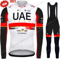 UAE Emirates Pro Team 2021 Fietskleding Set Wielershirts Lange Mouw+Lange Wielrenbroek Bib RHVXX UAE Emirates Pro Team 2021 Fietskleding Set Wielershirts Lange Mouw+Lange Wielrenbroek Bib RHVXX