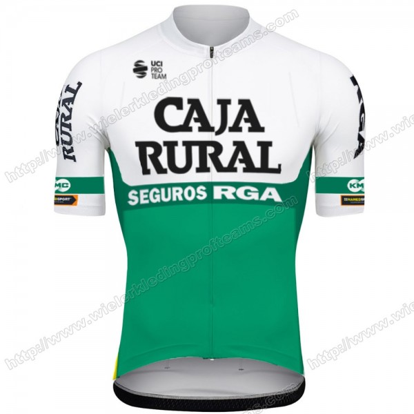 Caja Rural Pro 2021 Team Fietsshirts Korte Mouws YUPGX