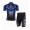 2014 Fox Racing Wielerkleding Set Wielershirts Korte Mouw+Fietsbroek Korte Bib Blauw