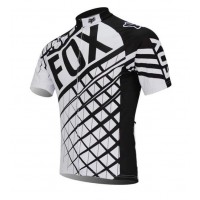 FOX 2014 Short Wielershirt Met Korte Mouwen Grijs FOX 2014 Short Wielershirt Met Korte Mouwen Grijs