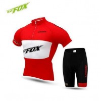 2016 BAT FOX Fietskleding Wielershirt Korte+Korte Fietsbroeken Rood 2016 BAT FOX Fietskleding Wielershirt Korte+Korte Fietsbroeken Rood