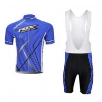 FOX 2014 Fietskleding Set Fietsshirt Met Korte Mouwen+Korte Koersbroek Blauw FOX 2014 Fietskleding Set Fietsshirt Met Korte Mouwen+Korte Koersbroek Blauw