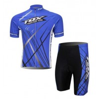 FOX 2014 Wielerkleding Set Set Wielershirts Korte Mouw+Fietsbroek Blauw FOX 2014 Wielerkleding Set Set Wielershirts Korte Mouw+Fietsbroek Blauw