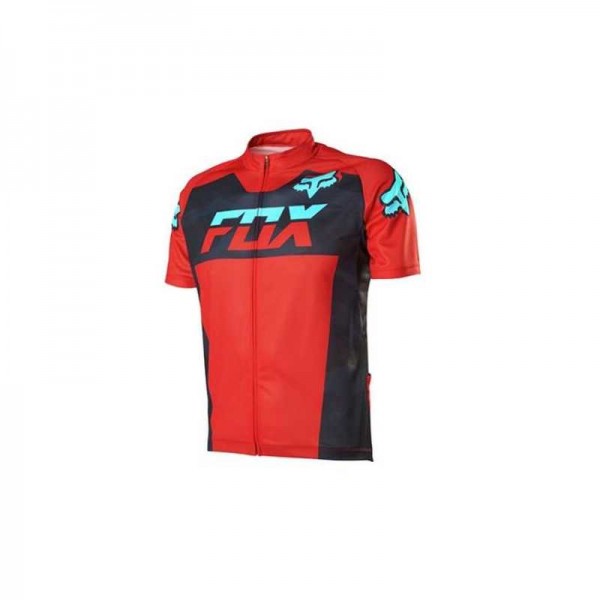 2016-2017 Fox Wielershirt Met Korte Mouwen Trikot Rood