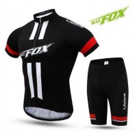 2016 BAT FOX Fietskleding Wielershirt Korte+Korte Fietsbroeken Rood Zwart 2016 BAT FOX Fietskleding Wielershirt Korte+Korte Fietsbroeken Rood Zwart