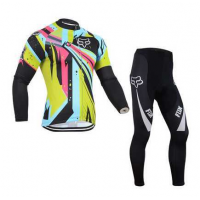 2014 Fox Fietskleding Wielershirt Lange Mouw+Lange Fietsbroeken 2014 Fox Fietskleding Wielershirt Lange Mouw+Lange Fietsbroeken