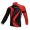 Giant Wielershirt Lange Mouwen Rood Zwart
