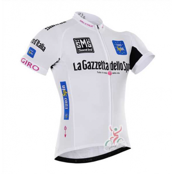 2016 Tour De Italia Wielershirt Met Korte Mouwen Wit