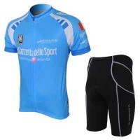 2012 Giro D'Italia Fietskleding Wielershirts Korte+Korte Fietsbroeken Blauw Zwart 2012 Giro D'Italia Fietskleding Wielershirts Korte+Korte Fietsbroeken Blauw Zwart