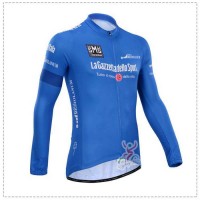 Giro D'Italia 2014 Wielershirt Lange Mouw Blauw Giro D'Italia 2014 Wielershirt Lange Mouw Blauw