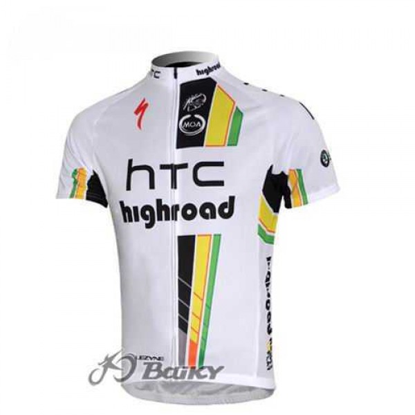 Highroad Pro Team Wielershirt Met Korte Mouwen Wit