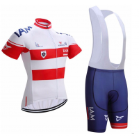 2017 IAM Fietskleding Set Fietsshirt Met Korte Mouwen+Korte Koersbroek 2017 IAM Fietskleding Set Fietsshirt Met Korte Mouwen+Korte Koersbroek