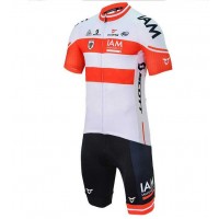 2016 IAM Fietskleding Wielershirt Korte Mouwen+Fietsbroek Korte Rood Wit 2016 IAM Fietskleding Wielershirt Korte Mouwen+Fietsbroek Korte Rood Wit