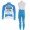 2016 KTM-Delko Marseille Provence Wielerkleding Set Wielershirt Lange Mouw Vliezen Blauw+Lange Korte Fietsbroeken Bib