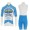 2016 Delko Marseille Provence KTM Blauw Wielerkleding Set Wielershirt Korte Mouwen Blauw+Fietsbroek Korte