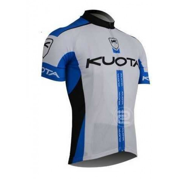 2013 KUOTA Outlet Wielershirt Met Korte Mouwen Whte Blauw