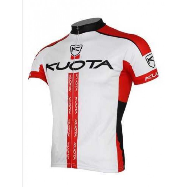 2013 KUOTA Outlet Wielershirt Met Korte Mouwen Wit Rood