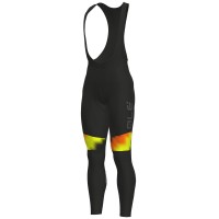 Ale Solid Pulse-Oranje Geel Lange Fietsbroeken Bib Ale Solid Pulse-Oranje Geel Lange Fietsbroeken Bib