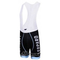 Leopard Trek Pro Team Lange Fietsbroeken Bib Zwart Blauw Wit